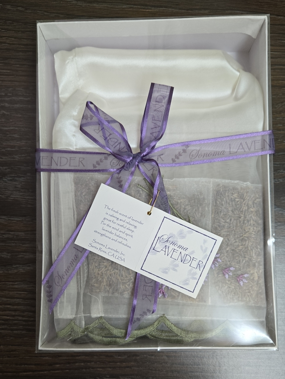 NWT Lavender Pillow Gift Box Set | Self Care & Relaxation Gift Scented Sachet